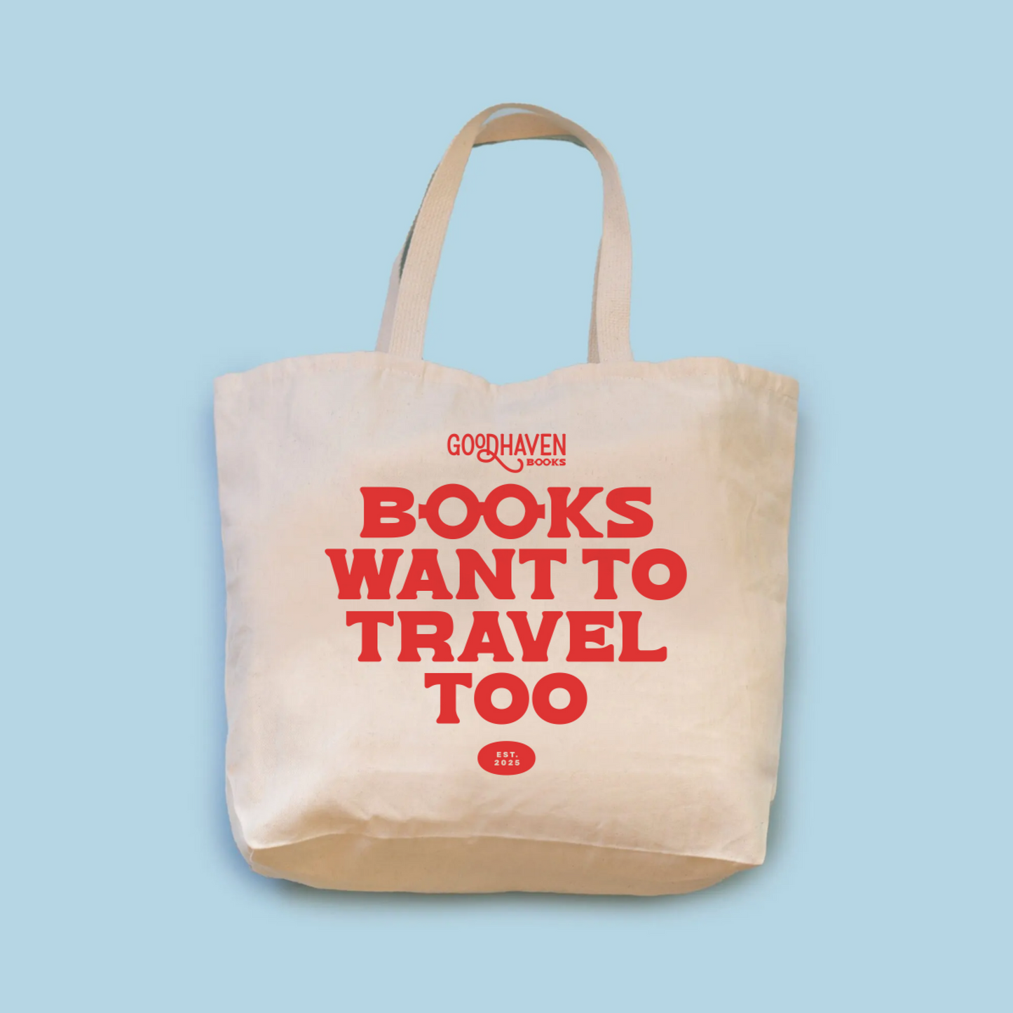 Books Want to Travel - Tote