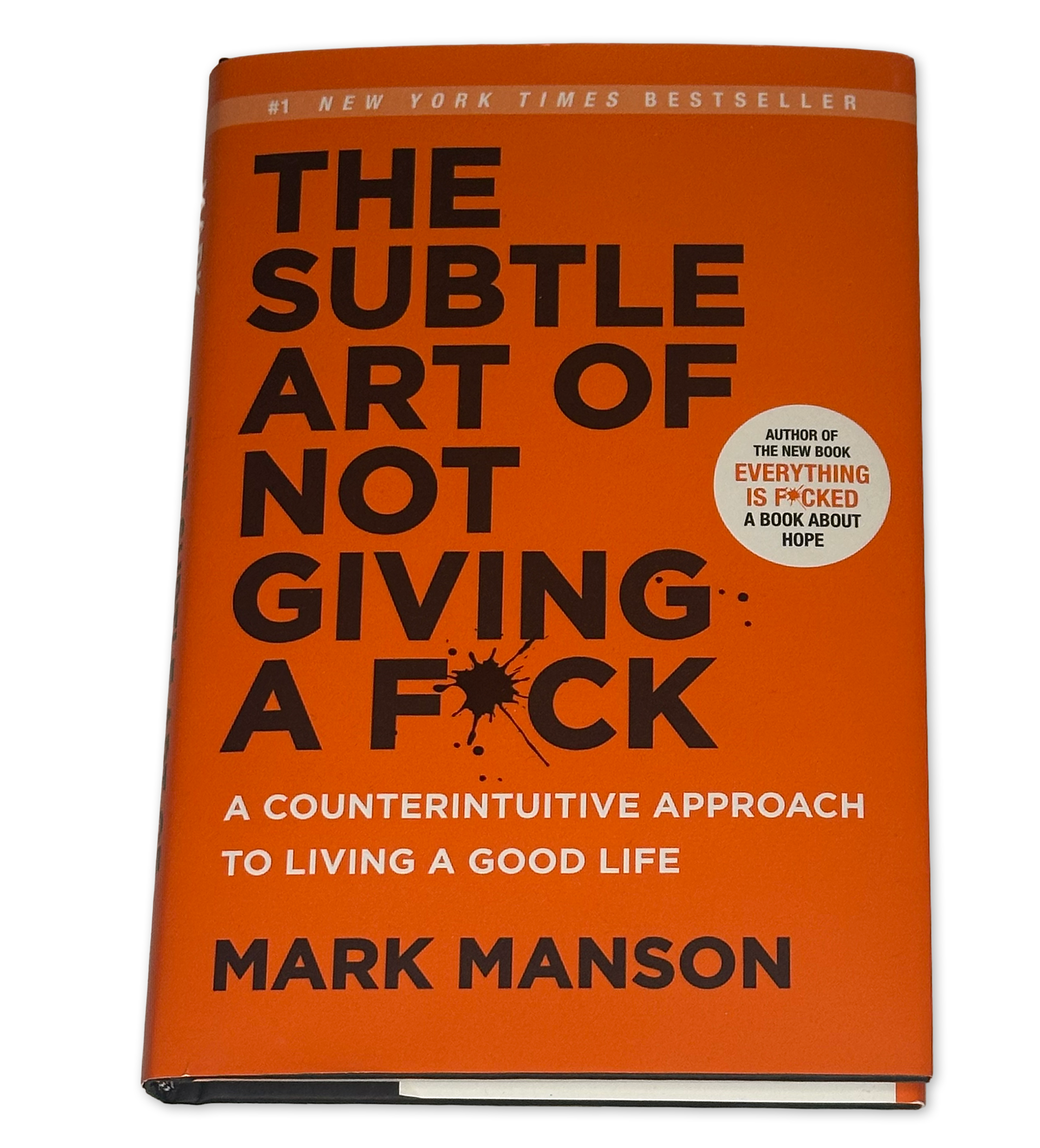 The Subtle Art of Not Giving a F*ck by Mark Manson - Used Hardcover